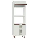 Mueble de Cocina para Horno 70 cm 3 Puertas Blanco Reims