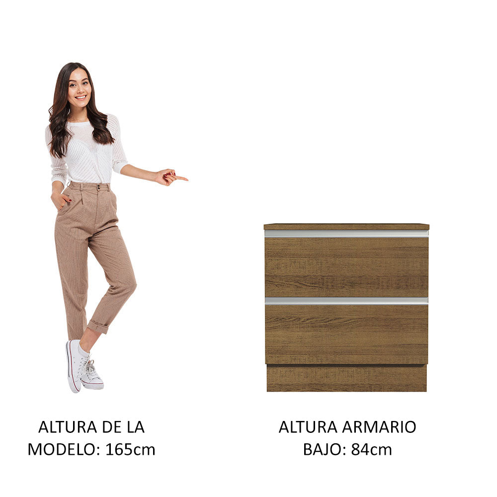 Mueble de Cocina Glamy 80 cm 2 Cajones