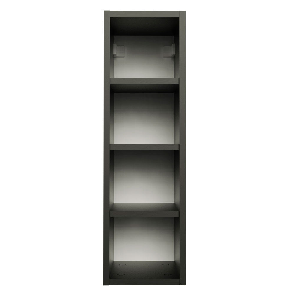 Gabinete Superior Botellero 20 cm para Cocinas Reims, Glamy y Agata Negro