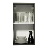 Gabinete Superior Reims 35 cm 1 Puerta Negro