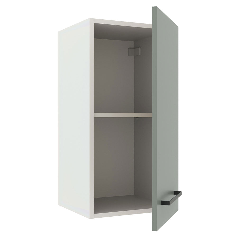 Gabinete Superior 35 cm 1 Puerta Agata Blanco/Gris
