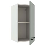 Gabinete Superior 35 cm 1 Puerta Agata Blanco/Gris