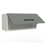 Gabinete Superior 70 cm 1 Puerta Abatible Agata Blanco/Gris