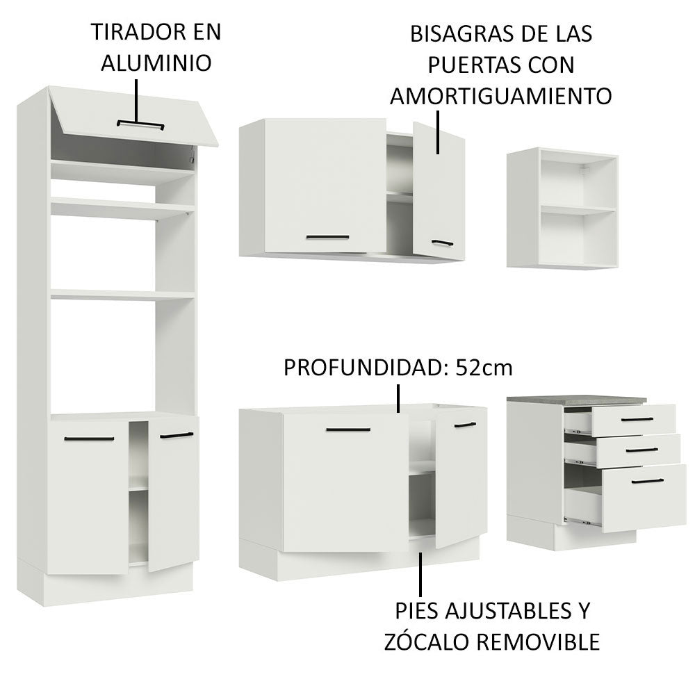 Mueble de Cocina Integral Agata 250 cm 01