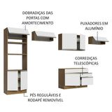 Cocina Integral 350cm Marrón/Blanco Glamy Madesa 01