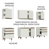 Cocina Integral 240cm Reims Blanco 02
