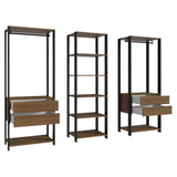 Clóset Modulado Valencia 4 Cajones 199cm Marrón/Negro 02