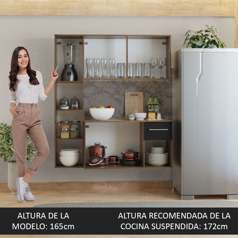 Mueble de Cocina Compacta Elevada Easy 120 cm - Con Encimera