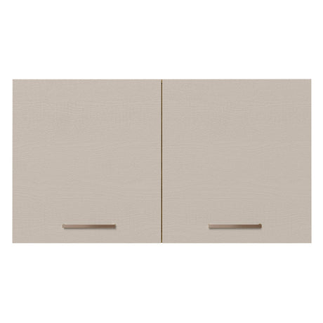 Alacena 120 cm 2 Puertas Marron/Crema Agata Madesa