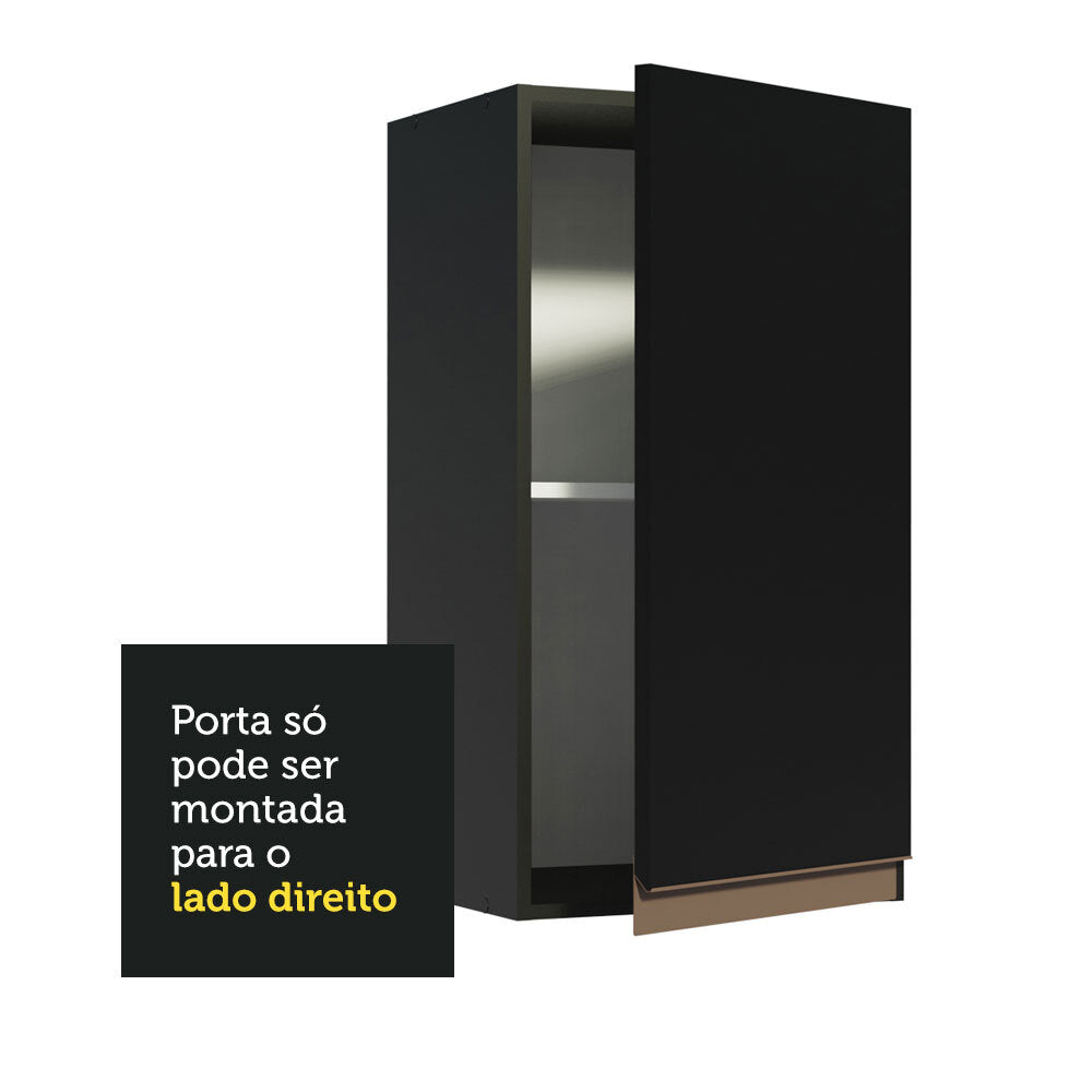Gabinete Superior Reims 35 cm 1 Puerta Negro