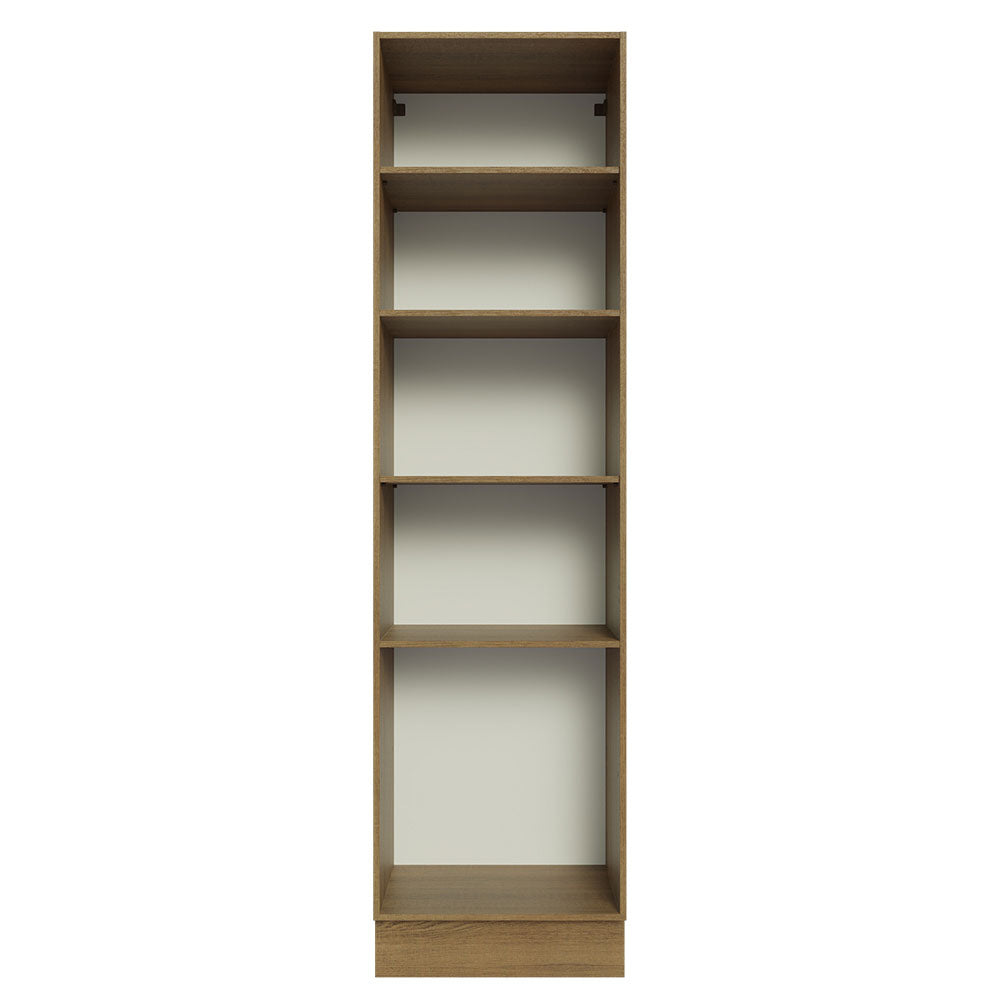 Mueble Despensa 60 cm Con Nichos Abiertos Marrón