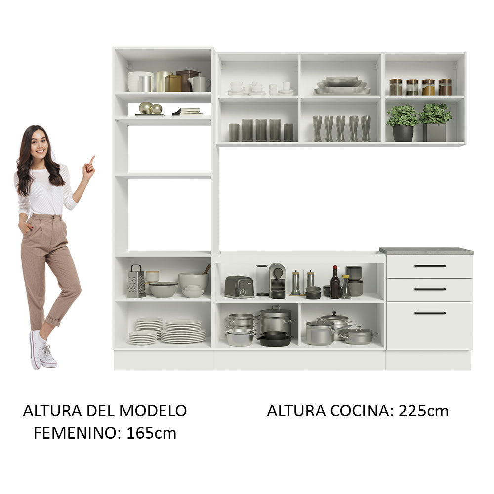 Mueble de Cocina Integral Agata 250 cm 01