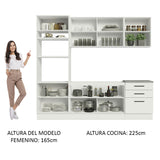 Mueble de Cocina Integral Agata 250 cm 01