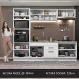 Cocina Integral 270cm Blanco Agata 03