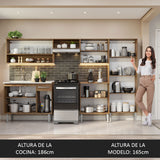 Mueble de Cocina Integral Emilly 293 cm - Con Lavadero 09