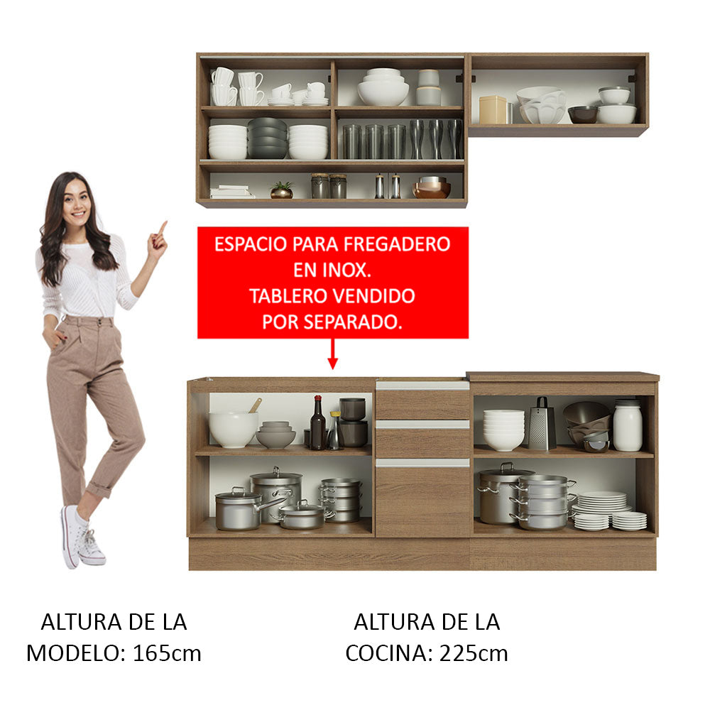 Mueble de Cocina Integral Glamy 180 cm 09