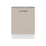 Mueble de Cocina 60 cm 1 Puerta Blanco/Crema Agata Madesa