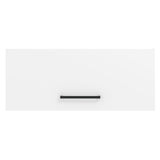 Gabinete Superior 80 cm 1 Puerta Abatible Agata Marrón/Blanco