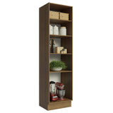Mueble Despensa 60 cm Con Nichos Abiertos Marrón