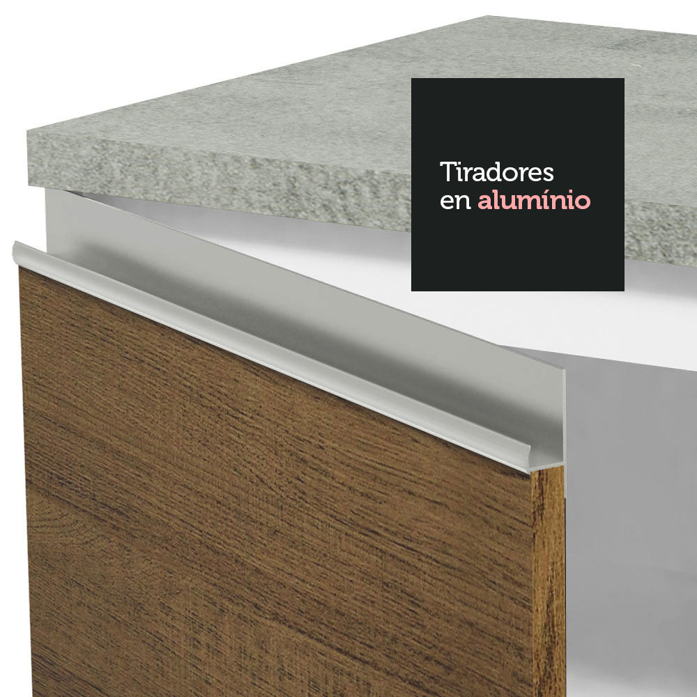 Mueble de Cocina Integral de Esquina Glamy 469 cm 01