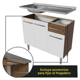 Mueble de Cocina Integral Emilly 229 cm - Con Lavadero 12