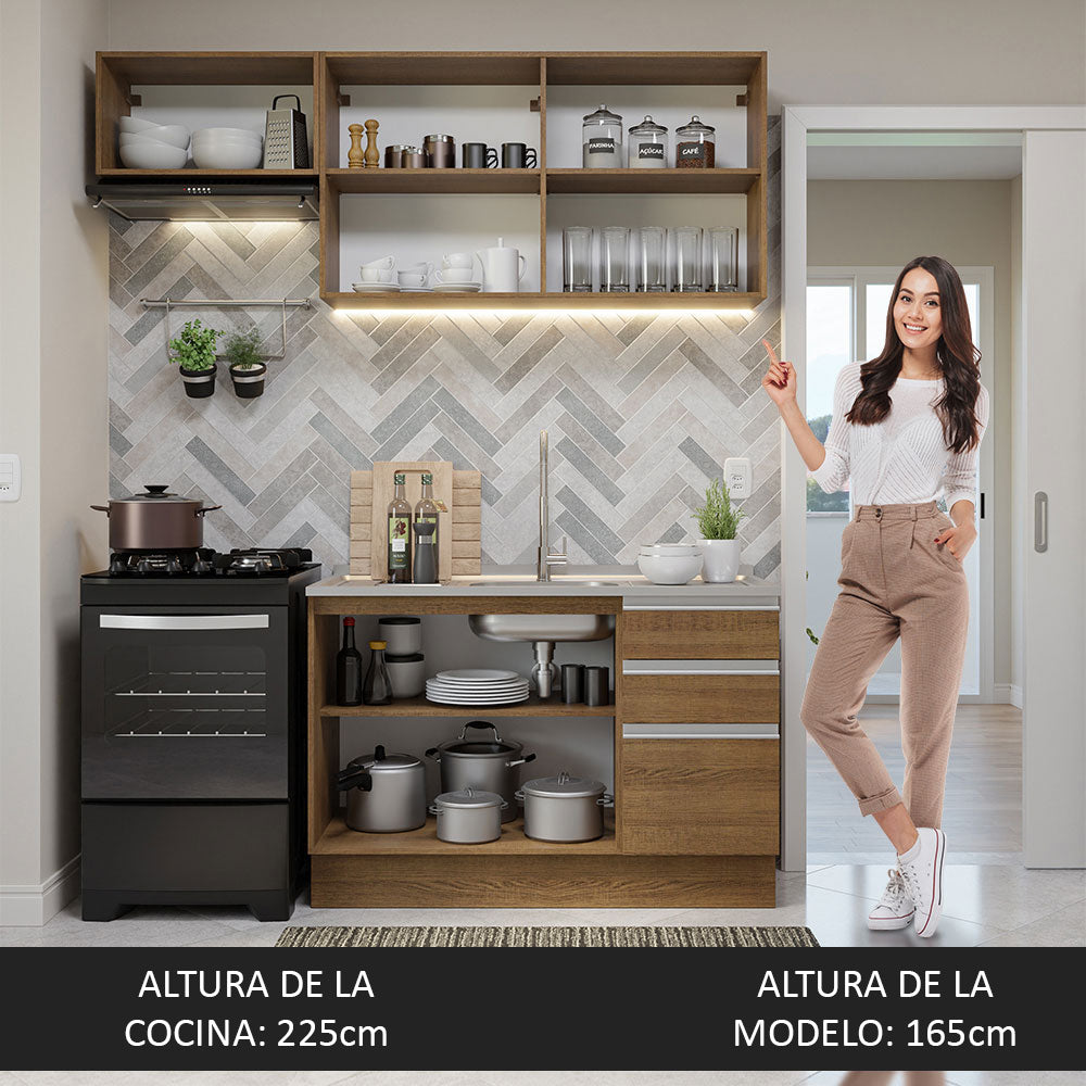 Mueble de Cocina Integral Glamy 180 cm 09