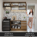 Mueble de Cocina Integral Glamy 180 cm 09