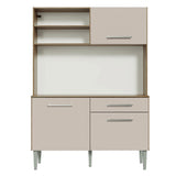 Mueble de Cocina Compacto 120cm Marron/Crema Life Madesa