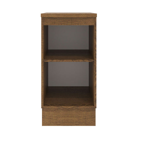 Mueble de Cocina Madesa Agata 40 cm 1 Puerta Marrón/Blanco