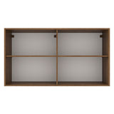 Alacena Madesa Agata 120 cm 2 Puertas Marron/Blanco