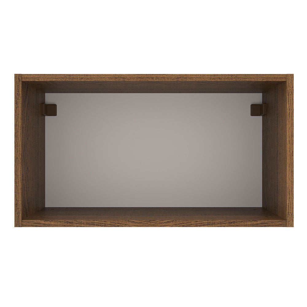 Alacena Madesa Agata 60 cm 1 Puerta Basculante Marrón/Blanco