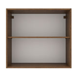Alacena Madesa Agata 70 cm 2 Puertas Marron/Blanco