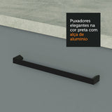 Mueble Despensa 60 cm 3 Puertas Agata Blanco/Gris