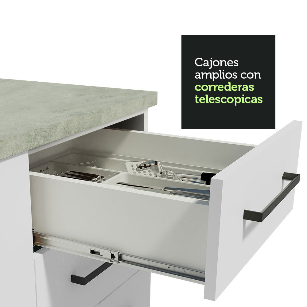 Mueble de Cocina Integral de Esquina Agata 399 cm 02
