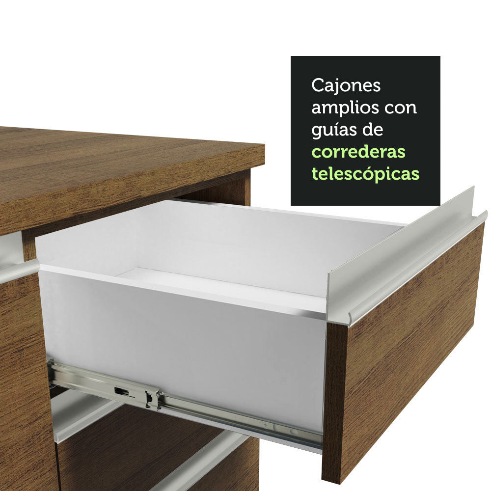 Cocina Integral 270cm Marrón Glamy 15