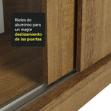 Ropero Luke 2 Puertas Corredizas 2 Cajones