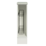 Gabinete Especiero para Cocina 20cm Blanco (Con Encimera) Glamy y Agata