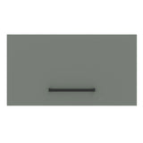 Gabinete Superior 60 cm 1 Puerta Abatible Agata Blanco/Gris