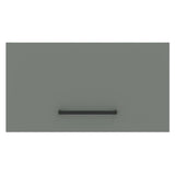 Gabinete Superior 60 cm 1 Puerta Abatible Agata Marrón/Gris