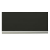 Gabinete Superior 70 cm 1 Puerta Abatible Blanco/Negro Glamy