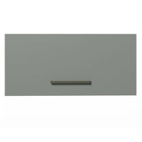 Gabinete Superior 70 cm 1 Puerta Abatible Agata Marrón/Gris