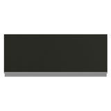 Gabinete Superior 80cm 1 Puerta Abatible Marrón/Negro Glamy