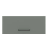 Gabinete Superior 80 cm 1 Puerta Abatible Agata Blanco/Gris