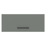 Gabinete Superior 80 cm 1 Puerta Abatible Agata Marrón/Gris