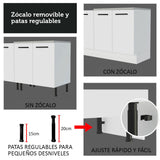 Mueble de Cocina Integral de Esquina Agata 399 cm 02