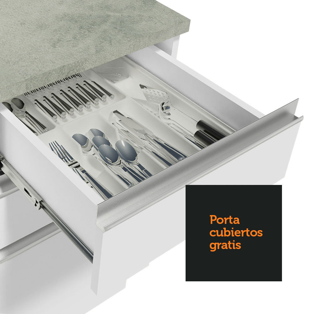 Mueble de Cocina Integral Glamy 120 cm - Con Lavadero 09
