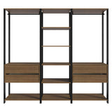 Clóset Modulado Valencia 4 Cajones 199cm Marrón/Negro 02