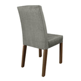 Juego de Comedor Mesa Encimera de Madera 2 Sillas Marrón/Plata Manu