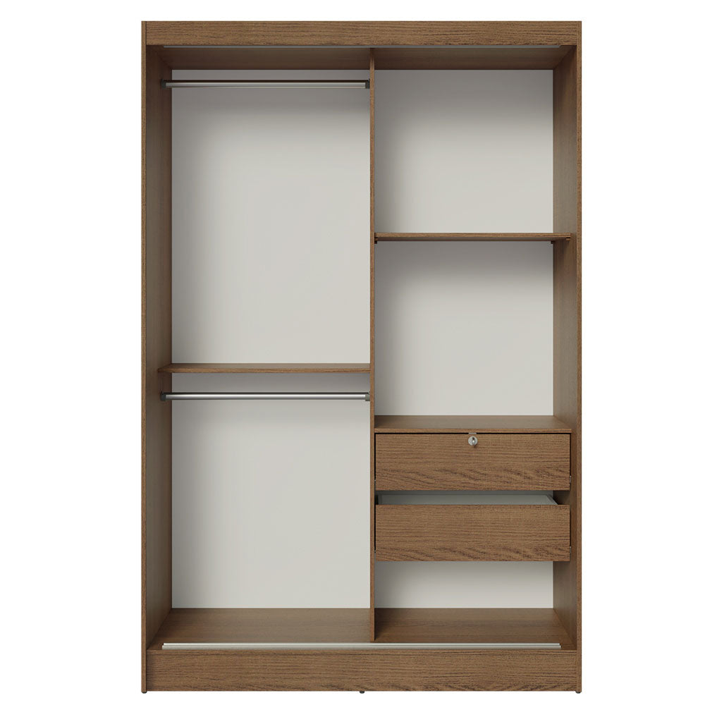Ropero Luke 2 Puertas Corredizas 2 Cajones