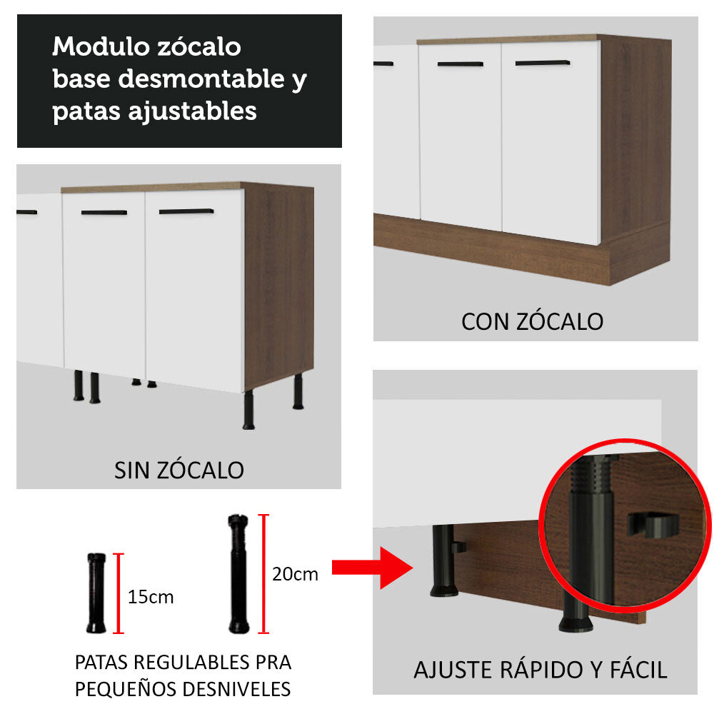 Mueble de Cocina Agata - Mostrador de Esquina 1 Puerta